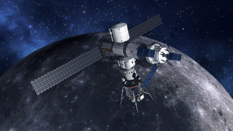 Illustration for article titled Este es el diseño de Lockheed Martin para una nueva cápsula que llevará carga y pasajeros hasta la Luna